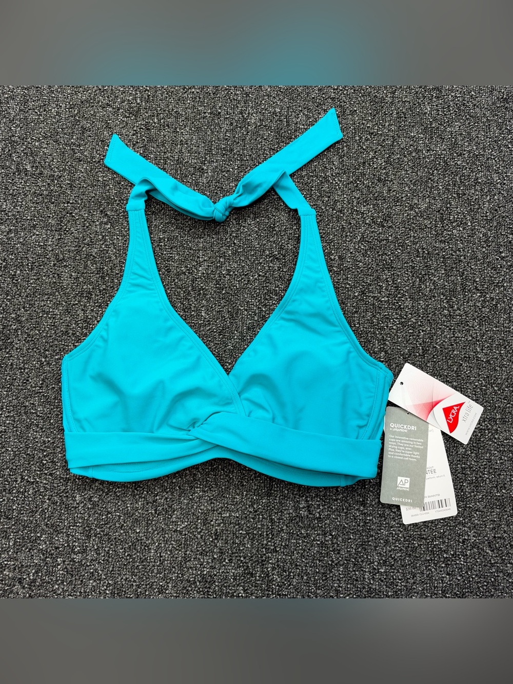 Athleta Tara halter bikini top sz 34D/DD